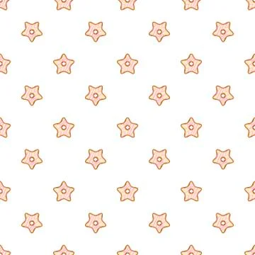 Illustration on theme big set identical biscuit, kit colorful pastry cookie Illustrazione stock