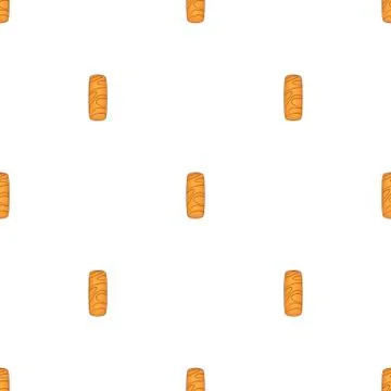 Illustration on theme big set identical biscuit, kit colorful pastry cookie Illustrazione stock