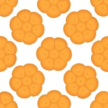 Illustration on theme big set identical biscuit, kit colorful pastry cookie 库存插图