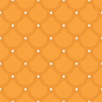 Illustration on theme big set identical biscuit, kit colorful pastry cookie Illustrazione stock