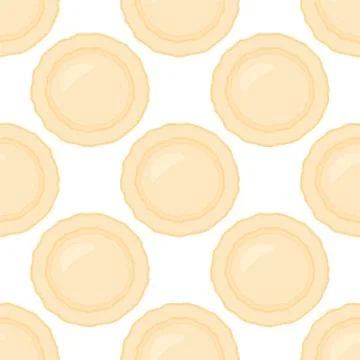 Illustration on theme big set identical biscuit, kit colorful pastry cookie Illustrazione stock