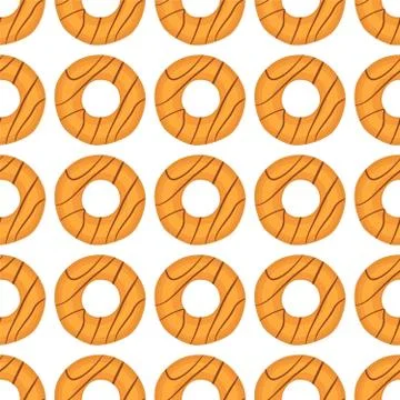 Illustration on theme big set identical biscuit, kit colorful pastry cookie イラスト素材