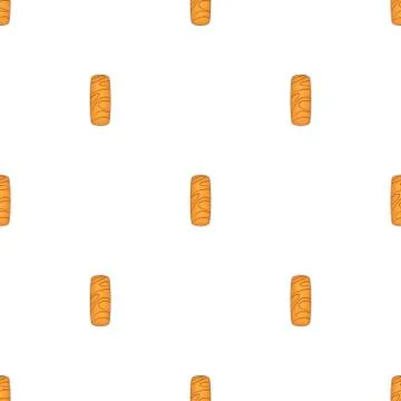 Illustration on theme big set identical biscuit, kit colorful pastry cookie Illustrazione stock