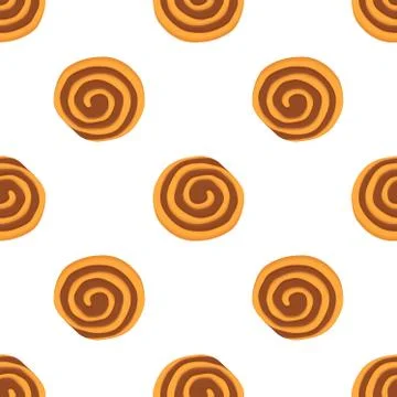 Illustration on theme big set identical biscuit, kit colorful pastry cookie イラスト素材