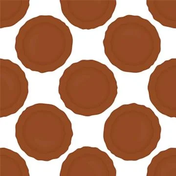 Illustration on theme big set identical biscuit, kit colorful pastry cookie Stock Illustration