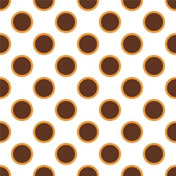 Illustration on theme big set identical biscuit, kit colorful pastry cookie イラスト素材