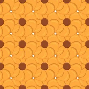 Illustration on theme big set identical biscuit, kit colorful pastry cookie イラスト素材