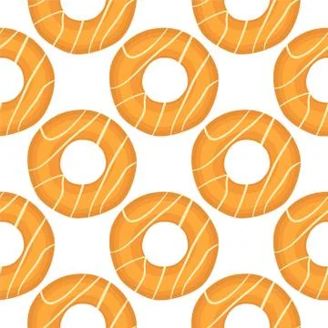 Illustration on theme big set identical biscuit, kit colorful pastry cookie イラスト素材