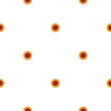 Illustration on theme big set identical biscuit, kit colorful pastry cookie 库存插图