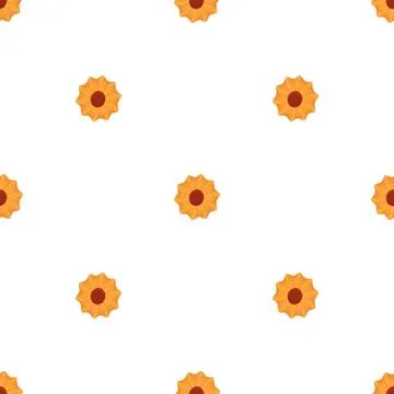 Illustration on theme big set identical biscuit, kit colorful pastry cookie イラスト素材