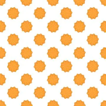 Illustration on theme big set identical biscuit, kit colorful pastry cookie Illustrazione stock