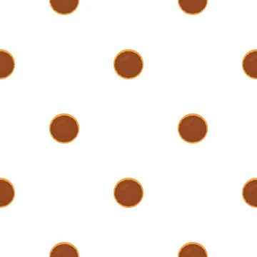 Illustration on theme big set identical biscuit, kit colorful pastry cookie Illustrazione stock