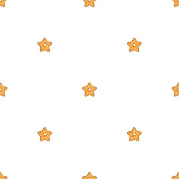 Illustration on theme big set identical biscuit, kit colorful pastry cookie Illustrazione stock