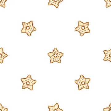 Illustration on theme big set identical biscuit, kit colorful pastry cookie イラスト素材
