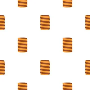 Illustration on theme big set identical biscuit, kit colorful pastry cookie イラスト素材
