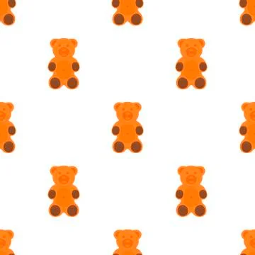 Illustration on theme big set identical biscuit, kit colorful pastry cookie Illustrazione stock