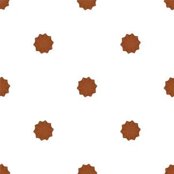 Illustration on theme big set identical biscuit, kit colorful pastry cookie Illustrazione stock