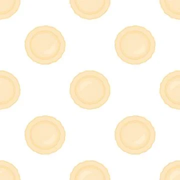 Illustration on theme big set identical biscuit, kit colorful pastry cookie Illustrazione stock