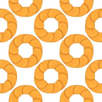 Illustration on theme big set identical biscuit, kit colorful pastry cookie Stock Illustration