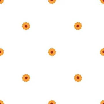 Illustration on theme big set identical biscuit, kit colorful pastry cookie イラスト素材