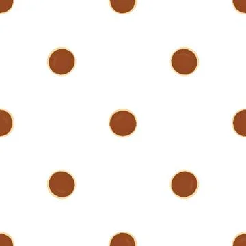 Illustration on theme big set identical biscuit, kit colorful pastry cookie イラスト素材