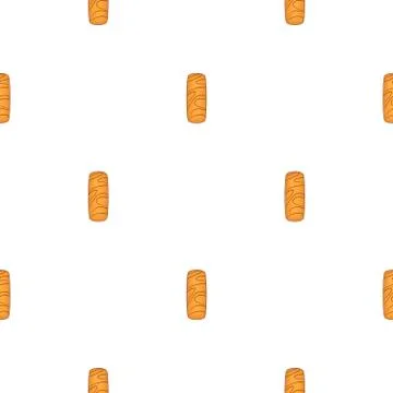 Illustration on theme big set identical biscuit, kit colorful pastry cookie Illustrazione stock