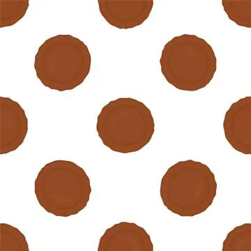 Illustration on theme big set identical biscuit, kit colorful pastry cookie 스톡 일러스트