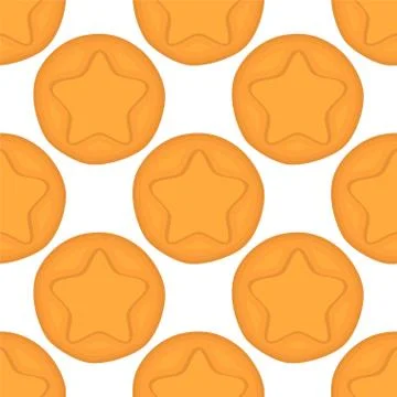Illustration on theme big set identical biscuit, kit colorful pastry cookie イラスト素材