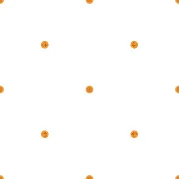 Illustration on theme big set identical biscuit, kit colorful pastry cookie Illustrazione stock