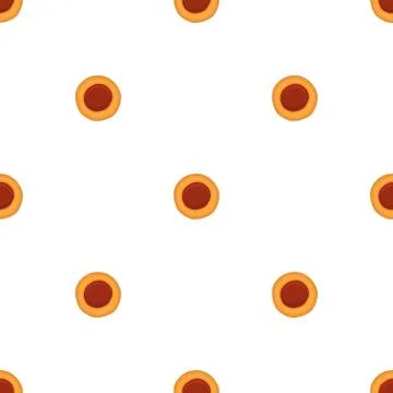 Illustration on theme big set identical biscuit, kit colorful pastry cookie 스톡 일러스트