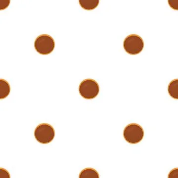 Illustration on theme big set identical biscuit, kit colorful pastry cookie Stockillustratie