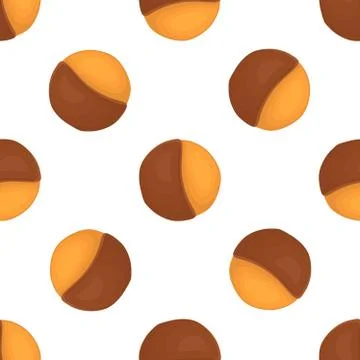 Illustration on theme big set identical biscuit, kit colorful pastry cookie Illustrazione stock
