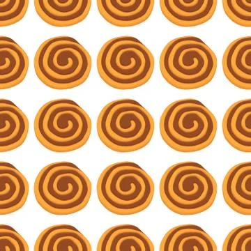 Illustration on theme big set identical biscuit, kit colorful pastry cookie Stockillustratie
