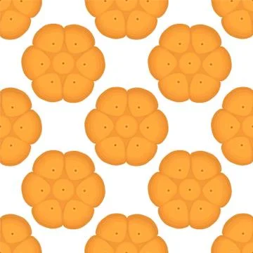 Illustration on theme big set identical biscuit, kit colorful pastry cookie イラスト素材