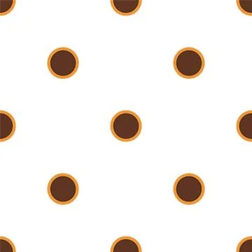 Illustration on theme big set identical biscuit, kit colorful pastry cookie Illustrazione stock