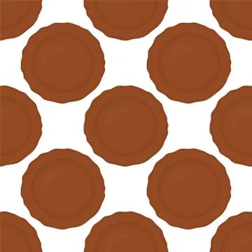 Illustration on theme big set identical biscuit, kit colorful pastry cookie イラスト素材