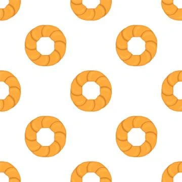 Illustration on theme big set identical biscuit, kit colorful pastry cookie Illustrazione stock