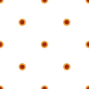 Illustration on theme big set identical biscuit, kit colorful pastry cookie Illustrazione stock