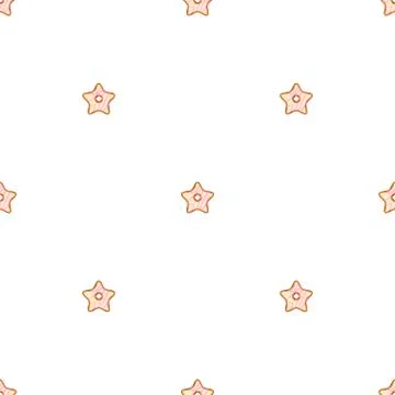Illustration on theme big set identical biscuit, kit colorful pastry cookie Illustrazione stock