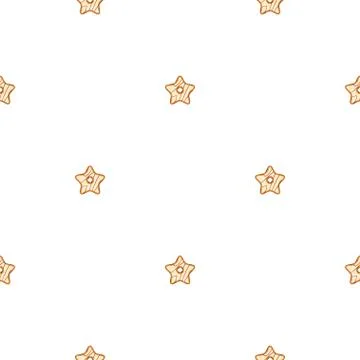 Illustration on theme big set identical biscuit, kit colorful pastry cookie 库存插图
