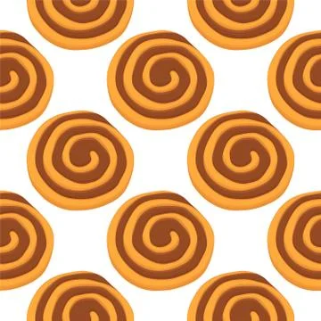 Illustration on theme big set identical biscuit, kit colorful pastry cookie 스톡 일러스트