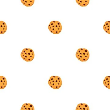 Illustration on theme big set identical biscuit, kit colorful pastry cookie イラスト素材