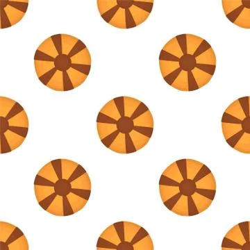 Illustration on theme big set identical biscuit, kit colorful pastry cookie イラスト素材
