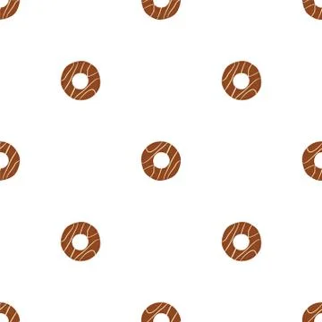 Illustration on theme big set identical biscuit, kit colorful pastry cookie Illustrazione stock