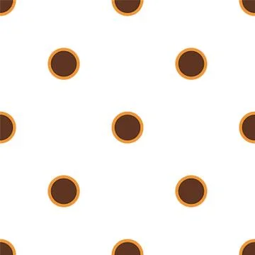 Illustration on theme big set identical biscuit, kit colorful pastry cookie Stock Illustration