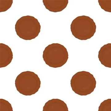 Illustration on theme big set identical biscuit, kit colorful pastry cookie Illustrazione stock