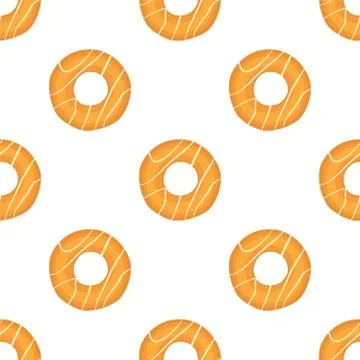 Illustration on theme big set identical biscuit, kit colorful pastry cookie イラスト素材