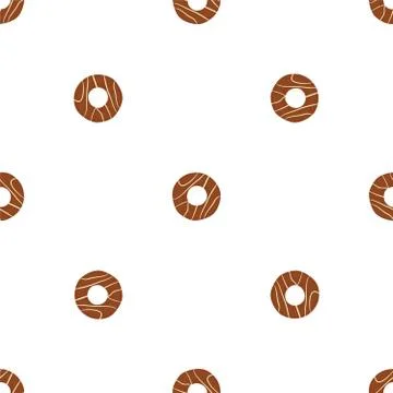 Illustration on theme big set identical biscuit, kit colorful pastry cookie イラスト素材