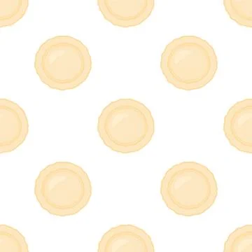 Illustration on theme big set identical biscuit, kit colorful pastry cookie Illustrazione stock