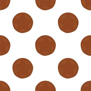 Illustration on theme big set identical biscuit, kit colorful pastry cookie Stock Illustration